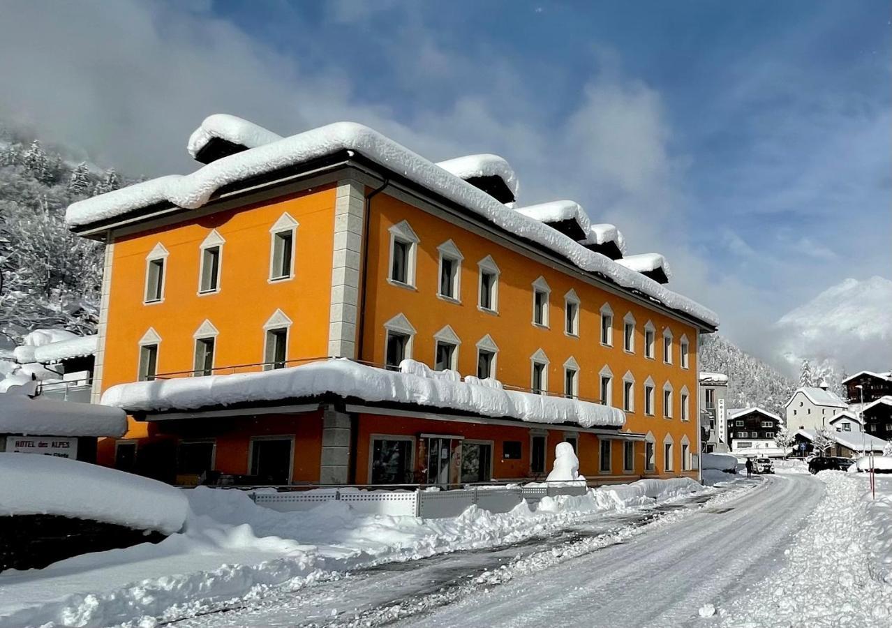 Boutique Und Bier Hotel Des Alpes Fiesch Exterior foto